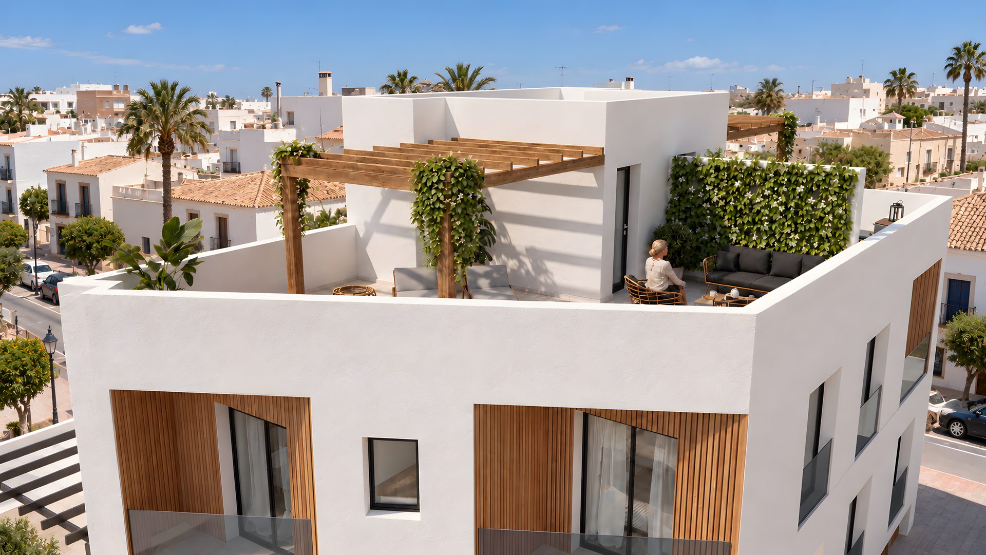 Perspectiva del edificio