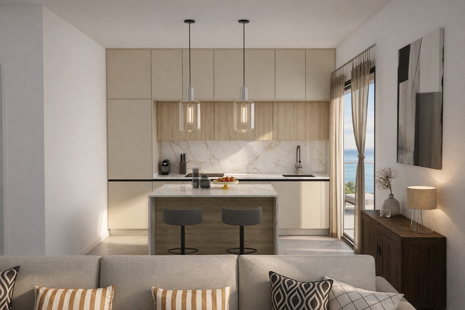 Cocina de la vivienda 1