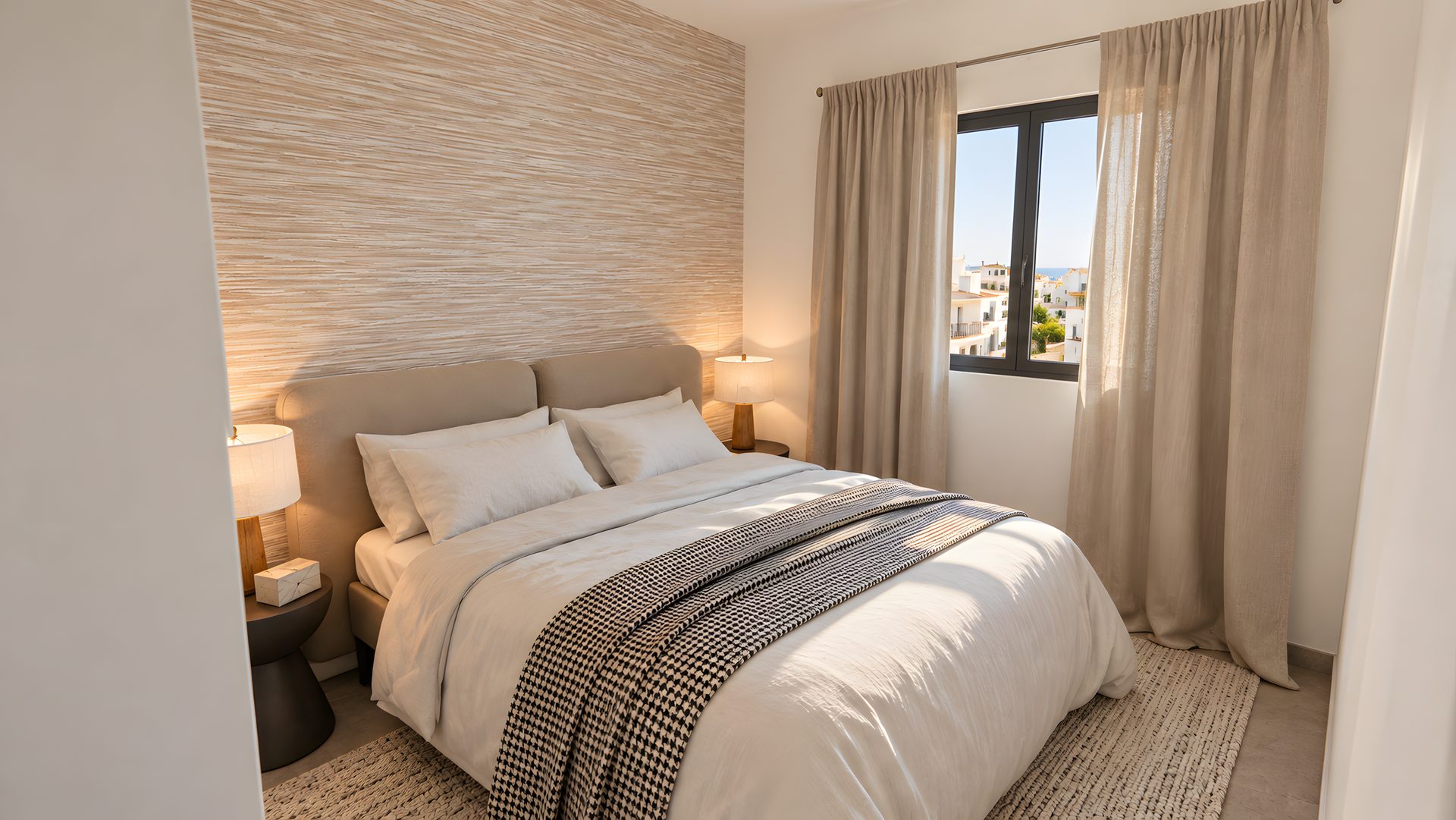 Dormitorio de la planta primera, vivienda 1