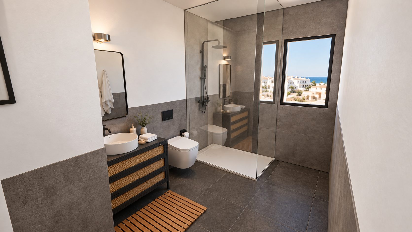 Baño de la planta segunda, vivienda 1