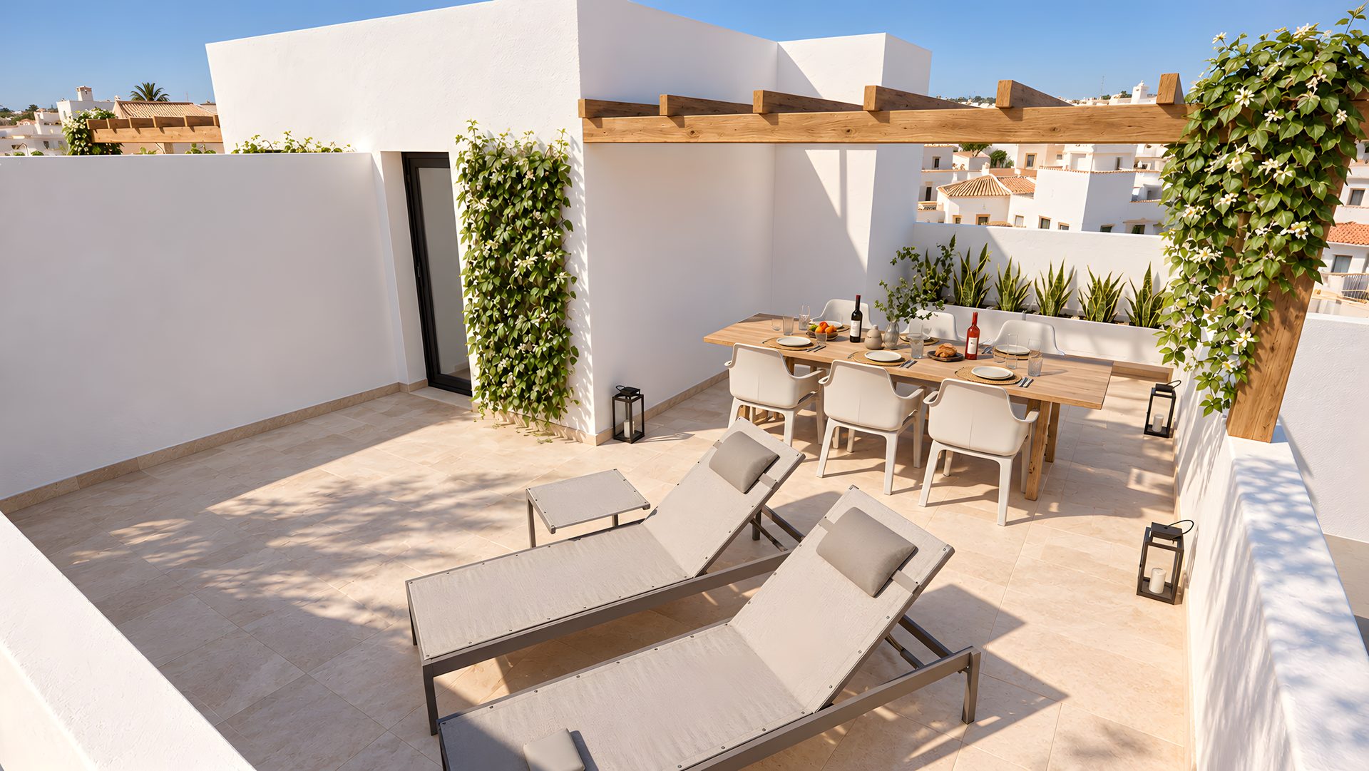 Solárium de la vivienda 1